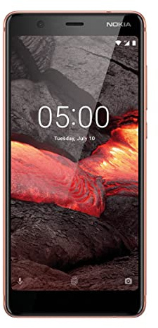 HMD Nokia 5.1 32GB storage 5.5 Inch Android UK Sim-Free Smartphone dual sim - copper (Renewed)