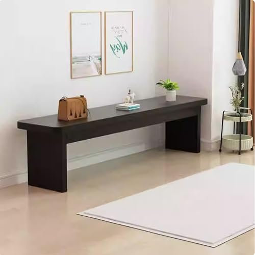 JOSIAHCQ Sitzbank Holz Holzbank Flur Eckbank Esszimmer Hocker Küchenbank Esszimmerbank Bettbank Fußhocker Garderobenbank Ottoman für Schlafzimmer Wohnzimmer Eingang(180cm(70.87in))
