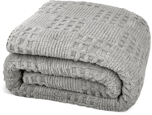 kuscheldecke Flauschig - 150x200 Decken für Sofa, Fleecedecke, 3D Bogenmuster, Weiche und Warme Flausige Sofadecke, Couchdecke Sofa Überwurfdecke für Bett Sofa Schlafzimmer Büro