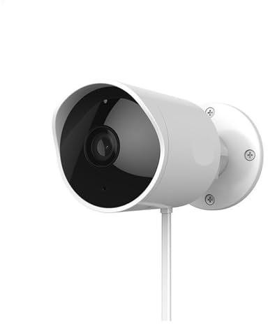 POAHNCU Caméra WiFi, Caméra Dôme HD avec Détection Wi-FI, Vision Nocturne sans Fil, Audio Bidirectionnel, Surveillance,pour allée de Jardin