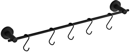 22 Inch Kitchen Utensil Hanger with 5 Hooks