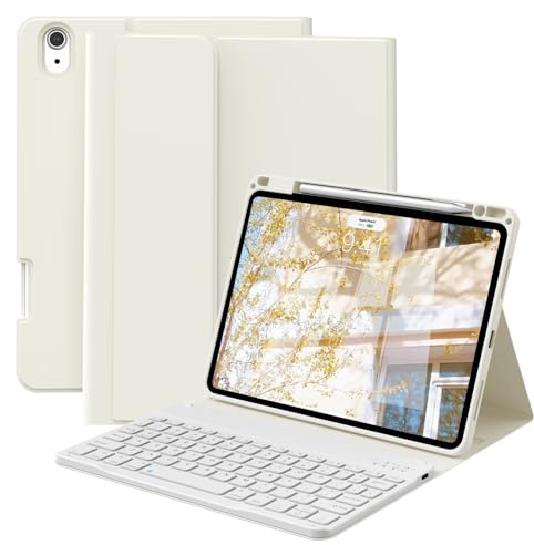 GKABXY Funda con teclado para iPad Air de 11 pulgadas M4/M3/M2 (2026/2025/2024), iPad Air de 5ª/4ª generación de 11.9 pulgadas con soporte para lápices, funda magnética desmontable, diseño del Reino