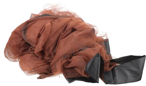 VALICLUD Zanzariera per Ombrellone da Giardino con Cerniera Copertura in Rete Parasole 300X230 CM Porta a Zanzariera per Patio e Campeggio Protezione Anti-Insetti per Terrazze ed