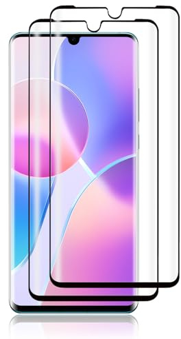 Carantee Schutzfolie für Panzerglas für Huawei P30 Pro (2 Stück) - Hohe Touch-Empfindlichkeit, Anti-Fingerabdruck, 9H Härte, kratzfest & stoßfest - Displayschutzfolie mit HD Blasenfreie Installation