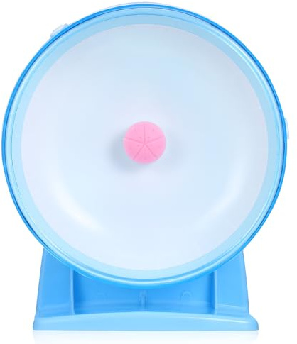 BESTOMZ Rueda Silenciosa para Hámster de 16 Cm, Rueda de Ejercicio Desmontable para Pequeños Animales, Base Estable, Accesorio Adecuado para Jaula de Cobayas y Jerbos