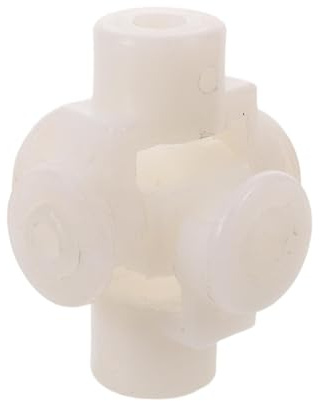 Toyvian Cabezal de en y Adecuado Funcionamiento Instalación Rápida Silencioso Nylon Blanco para Cama Cuidado Sanitario para Entornos de