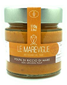 Polpa di Riccio di Mare 110g Le Mareviglie - Lavorata a mano in Sardegna, Italia - Caviale del Mediterraneo