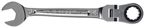 FACOM 467BF.12 Clé Mixte à Cliquet articulées métrique, Argent, 12 mm