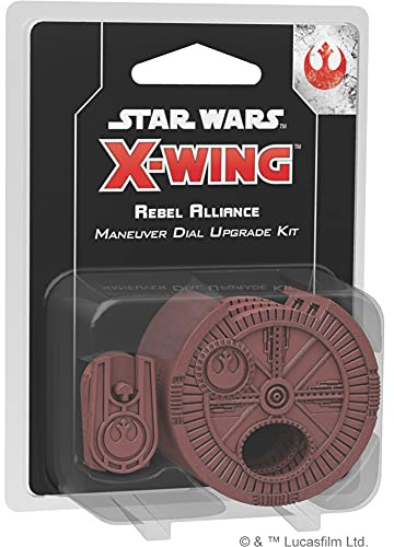 Fantasy Flight Games , Star Wars X-Wing Second Edition: Star Wars X-Wing: Rebel Alliance Maneuver Dial Upgrade Kit, Miniature Game, 2 Players, Ages 14+ Years, 45+ Minutes Playtime