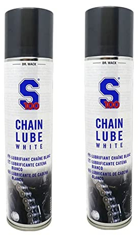 S100 S-Doc 100 White Chain Spray Lube 2.0 Twin Pack Deal - 400ml Cans