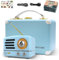Muzen Altavoz Bluetooth portátil, radio con Bluetooth, radio FM retro Bluetooth con antena AUX, decoración vintage para interiores, altavoz Bluetooth estéreo de alta fidelidad, familia