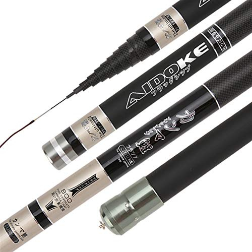 Power Hand Pole Angelrute Ultra Hard Super Light extra Lange Hohe Kohlenstoff 8m-13m Teleskopstange (Color : Black, Size : 11m)