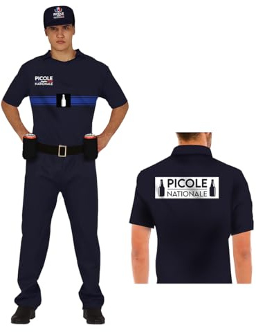Guirca FIESTAS Politie & Detective Kostuum | Officier Van De Drank Brigade | Man | Maat 48-50 | Carnavalskleding | Verkleedkleding