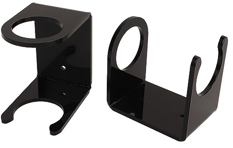 Luqeeg 2 Pcs Baseballschläger-Vitrine, Baseball-Halter Aus Acryl mit Doppeltem Schutzdesign, Vertikaler Schläger- und Baseball-Halter Wandhalterung, Baseballschläger-Halterung (Schwarz)