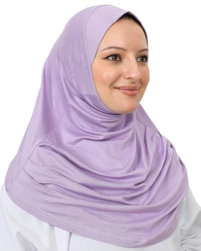 Prien Chic Hijab Für Damen, Türkisch Kopftuch Muslim, Frauen Konfektionskleidung Schal Kleider, Muslim Weicher Jersey Kopftücher, Burka, Easy Hijab Set, Muslimisch Abaya