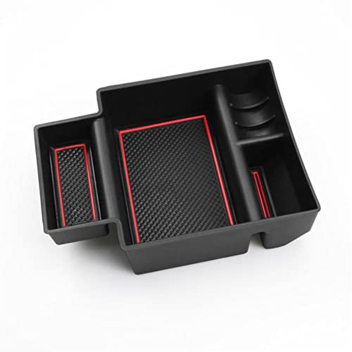 SZYNBQ Auto-Armlehnen-Aufbewahrungsbox, Kompatibel Mit Seat Für Leon MK3 Für Leon Cupra 5F 2013 2014 2015 2016 2017 2018 2019 Containerbox Für Zentrale Steuerung