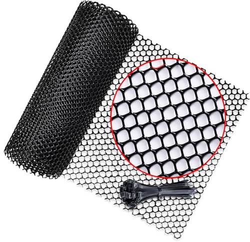 YAMTEN Kunststoff-Drahtgitter-Zaun, 40 cm x 100 m, Rolle, langlebiges Kunststoff-Hühnergeflecht, ideal für Geflügel, Hunde, Kaninchen, Schlangenbarriere, Gartenarbeit, vielseitiges Kunststoffzaun,