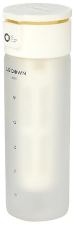 Doria 600ml Cold Brew Coffee Maker - Glass Cold Brew Tea Bottle, Iced Coffee Maker (White)