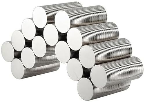 80 Pieces 12x1mm Small Magnets Fridge Decorative Magnet for Whiteboard Refrigerator Kitchen Crafts Office Magnet
