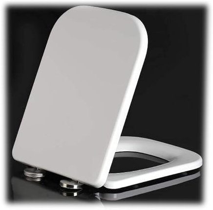 Copriwater, Sedile WC Standard, Tavoletta WC per Bagni Fissaggio Semplice Dall'alto