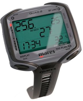 Mares Dive Computer Quad 2 für Tauchen (Black)