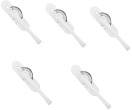 Gadpiparty 5st Handhaben Verriegelung Schlösser Sperren Scheunentorschloss Schiebetürschloss Mit Schlüssel Griffe Verriegeln Fenster Stopper Schärpe Windows Aluminiumlegierung Weiß