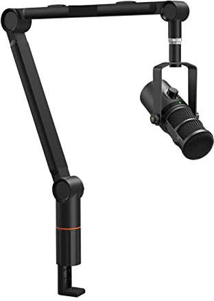 Microphone USB/XLR Dynamic Microphone All Metal With One-Touch Mute Headphone Jack And Volume Control For Podcasting Streaming PD400X Suitable for anchor, dubbing studio, recording, st ( Color : PD400