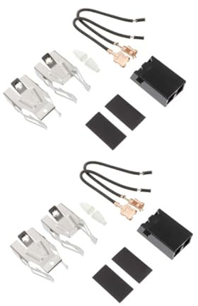 Holibanna 2 Ensembles connecteur du four pièces de brûleur de gamme cuisinière électrique - Prise de cuisinière - Kit de réceptacle de brûleur kit de prise pièces de rechange pour poêle