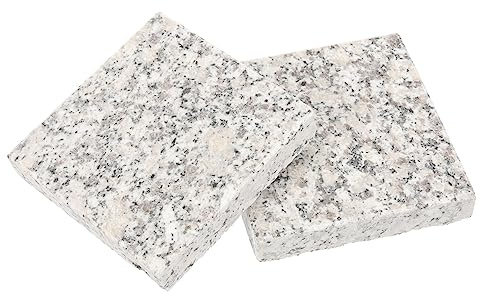 CVUTOVO 2pcs Hamster Cooling Tile Marble Pet Cooling Bed and Easy to Clean Features Sturdy Granite Material for Home Use for Small Pets