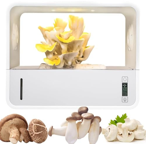 Smart Mushroom Grow Box mit automatischer Befeuchtung, Temperaturregelung und einstellbarer Beleuchtung für den Indoor-Anbau
