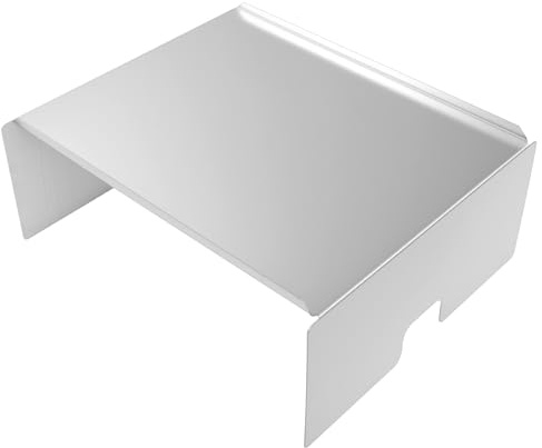 SUPPUIMNT Silenciador de calor para barbacoa, de acero inoxidable de alto rendimiento para barbacoa, ahumador, ahorro de energía, difusor de cinta térmica, se extiende el tiempo de combustión para