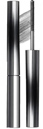 Metal Wand Mascara, Iron Wand Mascara, 2025 New Brushless Metal Wands Mascaras, 3D Curling Eyelash Iron Mascaras, Long-Lasting and Smudge (Black)