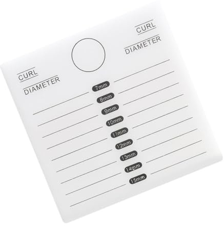 AUTSUPPL Support Extensions de Cils Acrylique Blanc avec Plateau Grand Format pour Pose Professionnelle à Domicile ou Salon