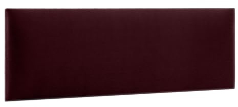 murando - Bettkopfteil Rechteck Samt, 30x90 cm, Schlafzimmer, gepolstert | Gepolstertes Wandkissen, einfache Montage, ideal fürs Schlafzimmer, weicher Bezug, pflegeleicht, dekorativ, langlebig, modern