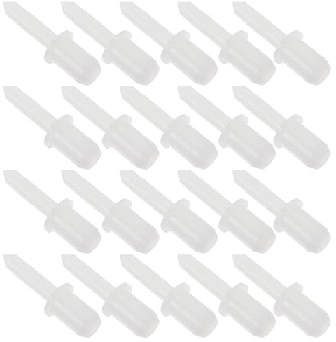 MAGICLULU 60 Pezzi Perni Riparazione Persiane in Plastica Telescopici Resistenti e Leggeri Ricambi per Scuri Finestre Interne ed Esterne Facili da Usare e Conservare