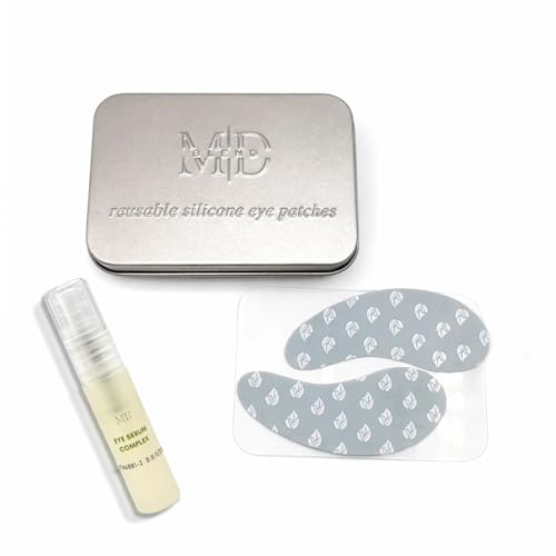 M.D. Blend Medical Grade Reusable Silicone Eye Patches for Under Eye Care