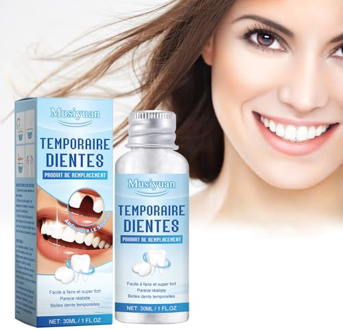 Kits de réparation dentaire temporaire, kit de remplissage dentaire, perles de réparation dentaire pour réparation temporaire de dents manquantes et cassées, fausses dents malléables