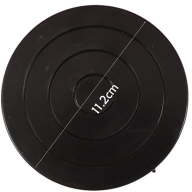 QEETRH Töpferscheiben, 1 Stück 11/18 cm Kunststoff-Töpferräder drehen Plattenspieler | 11.2cm