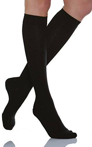 Relaxsan 920-new (Nero, Tg.6) Gambaletti Contenitivi Unisex cotone compressione graduata 22-27 mmHg