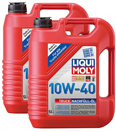 2x LIQUI MOLY 4606 Truck Nachfüll-Öl 10W-40 MAN