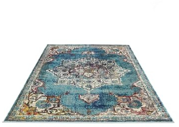 RugVista Balmoral Teppich, 240 x 300 cm, Dunkel Teal | Moderne, Rechteckig, Niedriger Stapel, Nur chemische Reinigung, Oeko-Tex 100, Wohnzimmer, Esszimmer, Schlafzimmer, Küche
