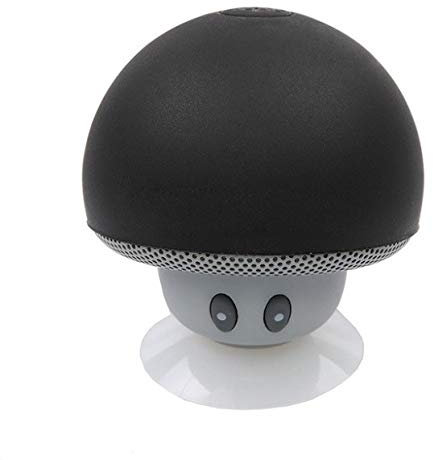 Altoparlante a Fungo Bluetooth per iPhone 11 PRO Smartphone Ventosa Altoparlante Micro Mini (Nero)