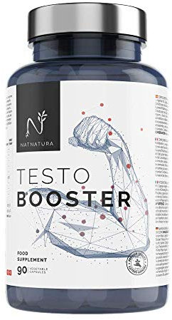 N NATNATURA HEALTH & BEAUTY Testostérone | Haute concentration, performances accrues et résistance sportive | 90 gélules végétales naturelles booster de testostérone