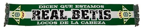 Real Betis Balompie Betis halsduk, grön, 132 x 19 unisex vuxen, grön, 132x19