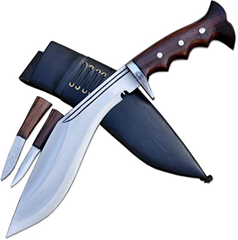 Authentisches Gurkha-Khukuri-Messer-25 cm lange Kukri-Klinge-Handgeschmiedet in Nepal-Echt arbeitendes Kukri-Messer-Kukri-Machete