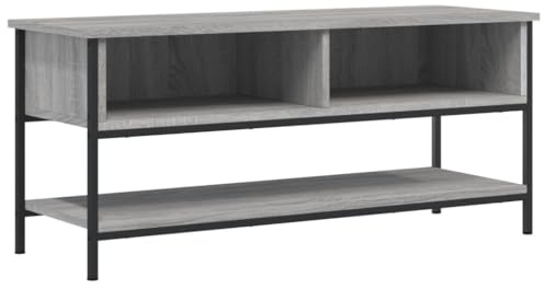 vidaXL TV-Schrank Grau Sonoma 100x35x45 cm Holzwerkstoff