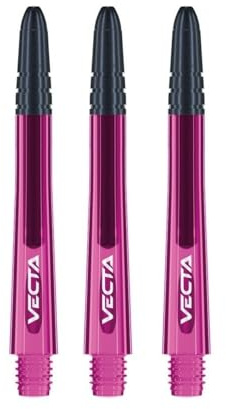 WINMAU Dart Shaft - Vecta Polycarbonat Dart Stems - 1 Set pro Packung (insgesamt 3 Dart-Schäfte) - Professionelles Dartzubehör - Verfügbar in den Größen Kurz, Intermediate und Medium