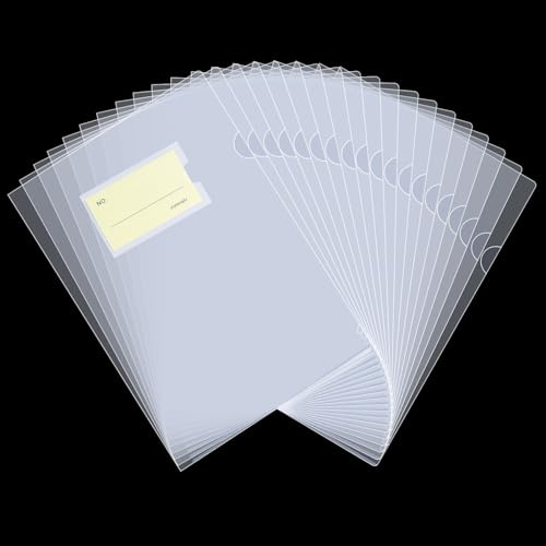 40 Stück Klarsichthüllen A4 Seitlich Offen,Aktenhüllen mit Taschen | 180 Mikrometer,Transparent Dokumentenhülle Sichthüllen aus Kunststoff
