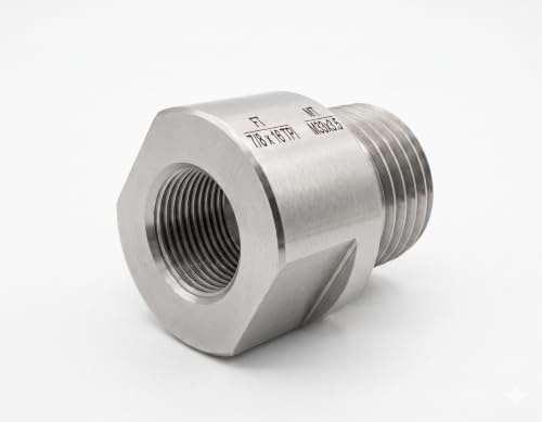 Buyohlic Woodworking Adaptor Lathe Headstock Spindle Adapter (FT 7/8 x16 TPI to MT M33 x 3.5)