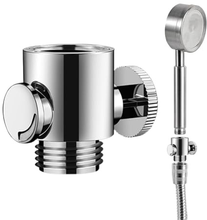 JIEBWCHA Absperrventil, präziser Schnellregler, einfach und robust, fließt auf den Duschkopf, begrenzt die Wassergrenze zur Optimierung des Wasserhahn-Bads